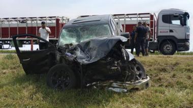 El hijo del DT Ramón Díaz chocó de frente en la ruta: murieron su esposa y el otro conductor