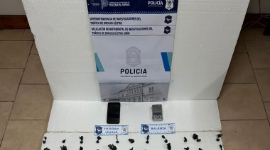 Junín: la policía incautó 100 bolsas de cocaína listas para su comercialización