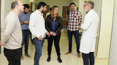El titular de IOMA recorrió La Pequeña Familia y Clínica Centro