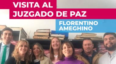 La AJB visitó el Juzgado de Paz de Florentino Ameghino