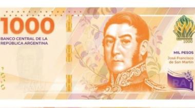 Cómo es el nuevo billete de $1.000 y cuándo estará disponible