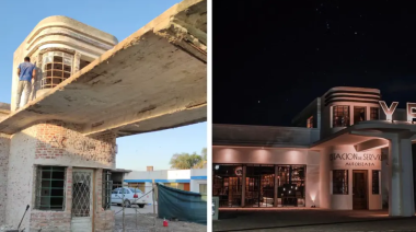 Así es la vieja estación de servicios restaurada que se volvió viral y cautiva con su estilo Art Decó