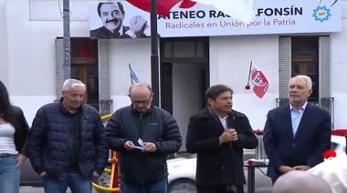 Kicillof disparó contra los radicales de Juntos por el Cambio