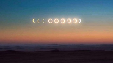 Eclipse solar: Cómo y a qué hora se verá el "anillo de fuego" en Argentina