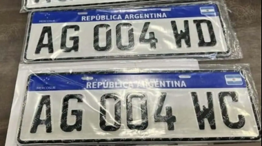 El Gobierno autorizó a usar patentes de papel ante la falta de insumos para entregar chapas