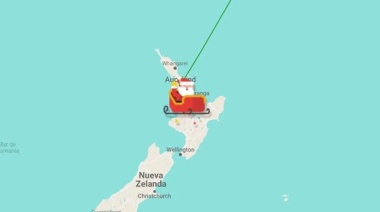 Papa Noel ya inició su viaje: Podés seguir su recorrido y esperarlo en casa