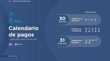 El IPS dio a conocer el cronograma de pagos de mayo de 2024