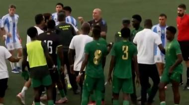 La Selección Sub 20 le empató a Mauritania sobre el final en L’Alcudia y se desató el caos