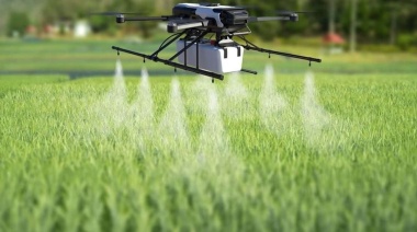 El agrotóxico llega por drone