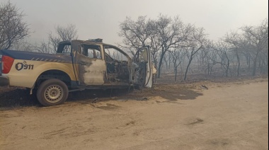 Incendios en Córdoba: Las llamas alcanzaron a varias casas en Capilla del Monte
