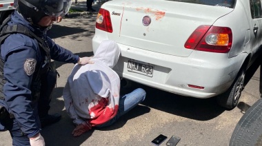 Feroz persecución en el centro de La Plata: choques, tiroteo y dos delincuentes detenidos