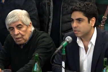 Huguito, el otro hijo de Moyano,  tiene un puesto en el Congreso  desde hace 12 años