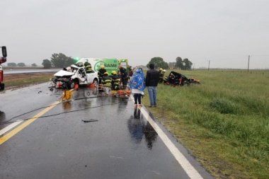 Accidente en Ruta 7: dos muertos