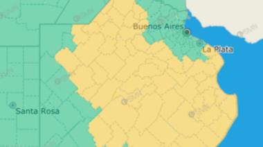 Lunes sigue la alerta amarilla por tormentas para Junín y casi toda la provincia