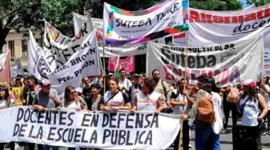 Docentes bonaerenses realizarán un acto en el Palacio Pizzurno
