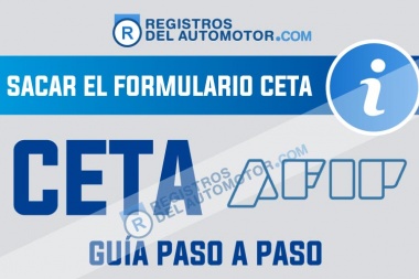 La AFIP dispuso que se podrá tramitar el CETA para vender el auto sin clave fiscal