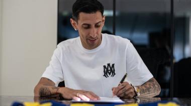 Ángel Di María regresa a Central y medio Rosario está de fiesta