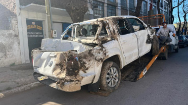 Dos juveniles de las inferiores de Sarmiento resultaron lesionados tras un vuelco en ruta 7