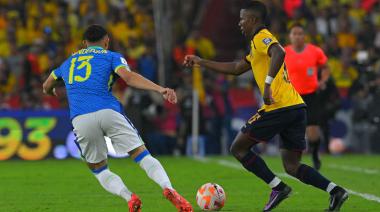 Brasil rescató un punto de su visita a Ecuador