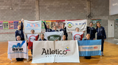 Gimnastas de Junín y Vedia debutan en el Sudamericano
