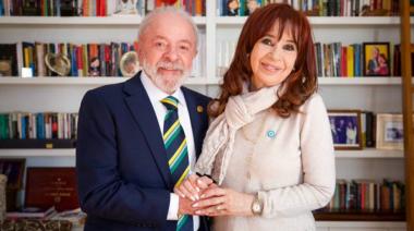 Cristina Kirchner se reunió con Lula Da Silva en su casa del barrio de Constitución