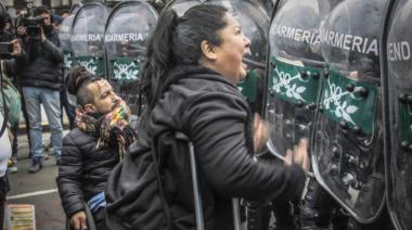 Duro operativo contra la protesta de las personas con discapacidad