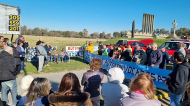 Vecinos autoconvocados reclamaron por el mal estado de rutas nacionales