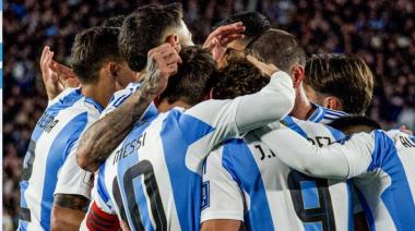Argentina brilló y goleó a Venezuela