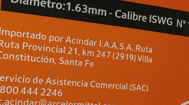 Mientras paraliza la producción en Argentina y suspende a su personal, Acindar comenzó a importar acero desde China