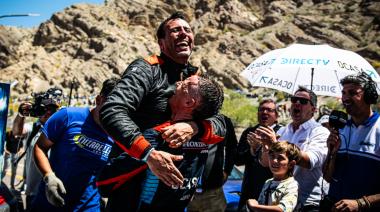 La emoción de Gabriel Ponce de León tras su victoria en el Zonda de San Juan