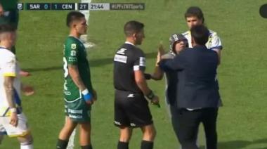 El hincha que encaró al árbitro Merlos en Sarmiento-Central contó por qué lo hizo