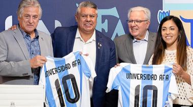 Claudio Tapia presentó la Universidad de la AFA