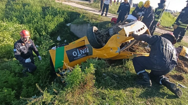 Murió un piloto de Venado Tuerto tras despistarse y chocar con una alcantarilla