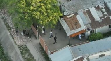 Narcos en José C. Paz operaban desde un búnker protegidos con 'soldaditos' armados con ametralladoras