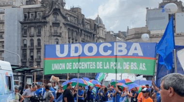 Docentes bonaerenses piden la reapertura de paritarias y se suman al reclamo de estatales y judiciales