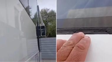 Atacaron a un micro de egresados: arrojaron piedras y colocaron maderas en la ruta