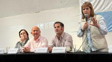 No se puso colorada: Bullrich se adjudicó una obra de Kicillof contra inundaciones