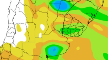 Llegan días con lluvias desparejas, calor, un frente frío y riesgo de heladas