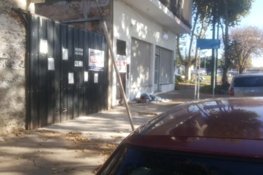 En Junín, hay gente durmiendo en la calle
