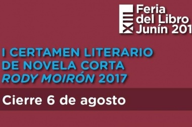 Invitan a participar del certamen literario de novela corta "Rody Moirón"