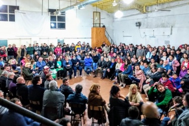 Unidad Ciudadana celebró un plenario de la militancia