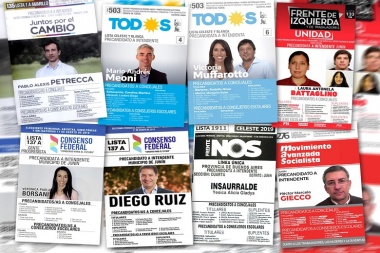 Ochos listas, todos los nombres