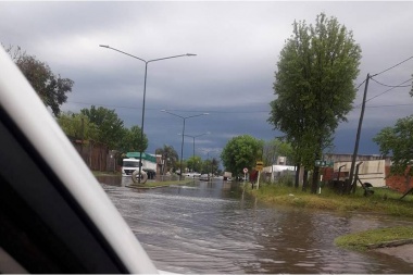 Junín, tapado de agua