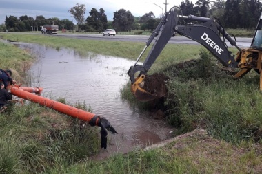 Junín, tapado de agua
