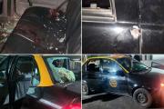 Violencia en Rosario: un sicario baleó a un taxi e hirió a tres pasajeros