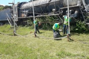 Trenes Argentinos trabaja en el mejoramiento del predio ferroviario de Junín