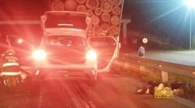 Siniestro vial en ruta 7: Un herido tras chocar a un camión