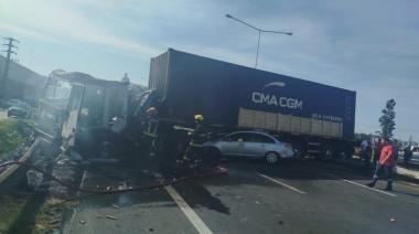 Un juninense salvó su vida de milagro en el múltiple siniestro vial de Zárate