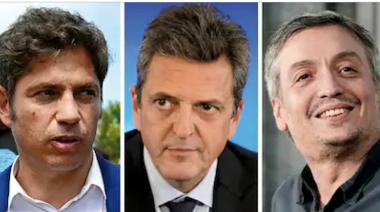 Kicillof, Máximo y Massa y empezaron a detallar la unidad del peronismo
