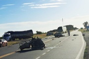 Trasladan a la conductora del 147 del choque en ruta 5